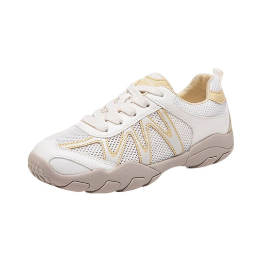 Damen Sportliche Sneakers mit atmungsaktiver Mesh-Konstruktion EB