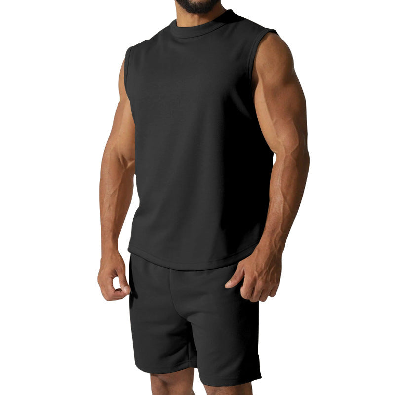 Herren sportliches Kurzarm-Set aus atmungsaktivem Material EB