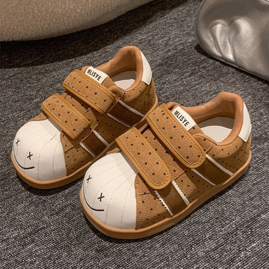 Damen Sneakers mit breiten Klettverschlüssen und lässigem Design EB