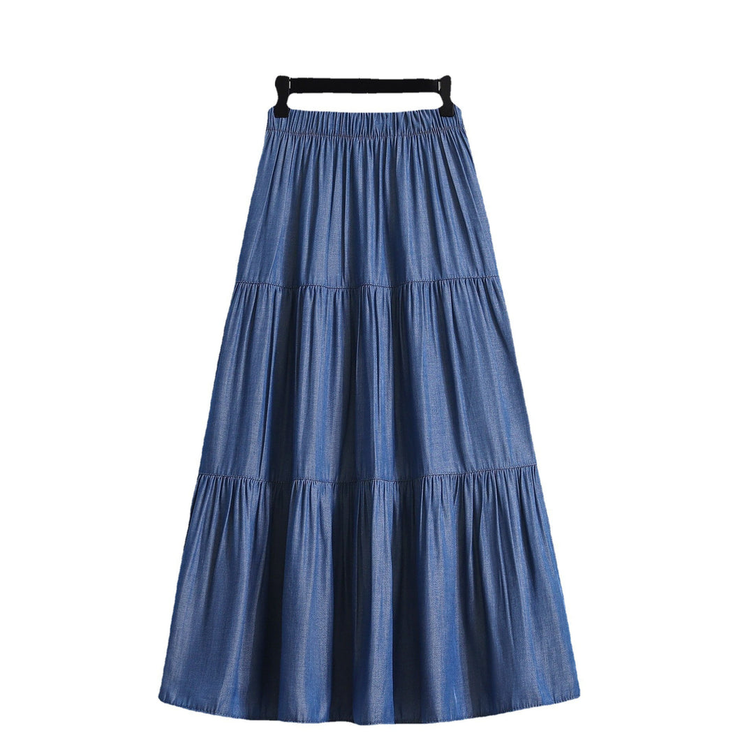 Damen Midi-Rock im lässigen Vintage-Stil EB