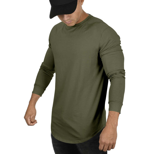 Herren Langarmshirt mit innovativem Schnitt und atmungsaktiver Struktur EB