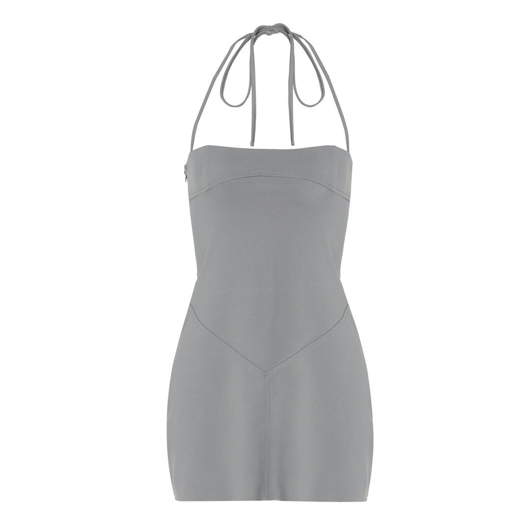Damen Bandeau Sommerkleid mit verstellbaren Trägern EB
