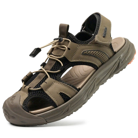 Herren Outdoor Trekking-Sandalen mit verstellbarem Schnellverschluss EB