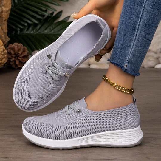 Damen Bequeme und leichte Sneakers mit atmungsaktivem Obermaterial EB