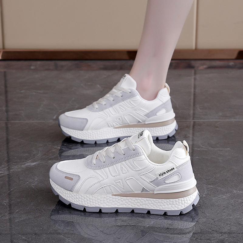 Damen Sportliche Sneakers mit stabiler Sohle und atmungsaktiver Obermaterialstruktur EB