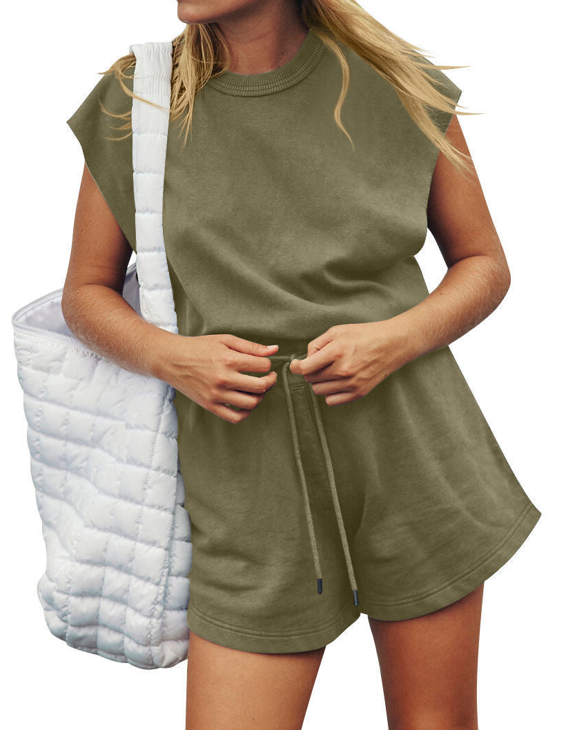 Damen Sportliches Kurzarm-Outfit EB