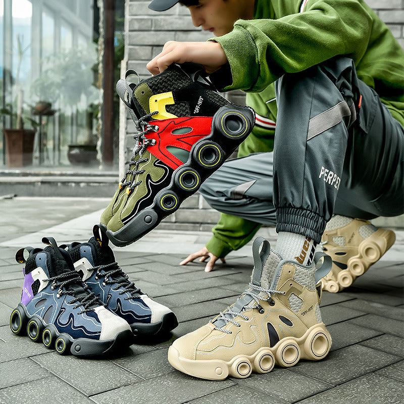 Damen Sportliche High-Top Sneakers mit innovativem Dämpfungssystem EB