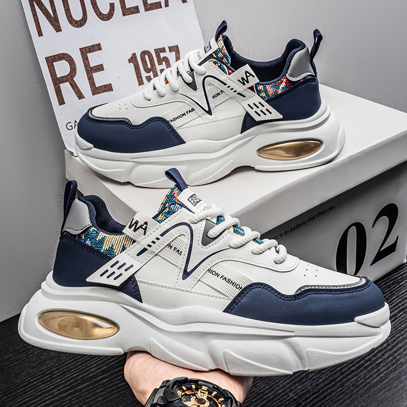 Damen Sportliche Chunky Sneakers mit atmungsaktivem Mesh-Obermaterial und gepolsterter Sohle EB