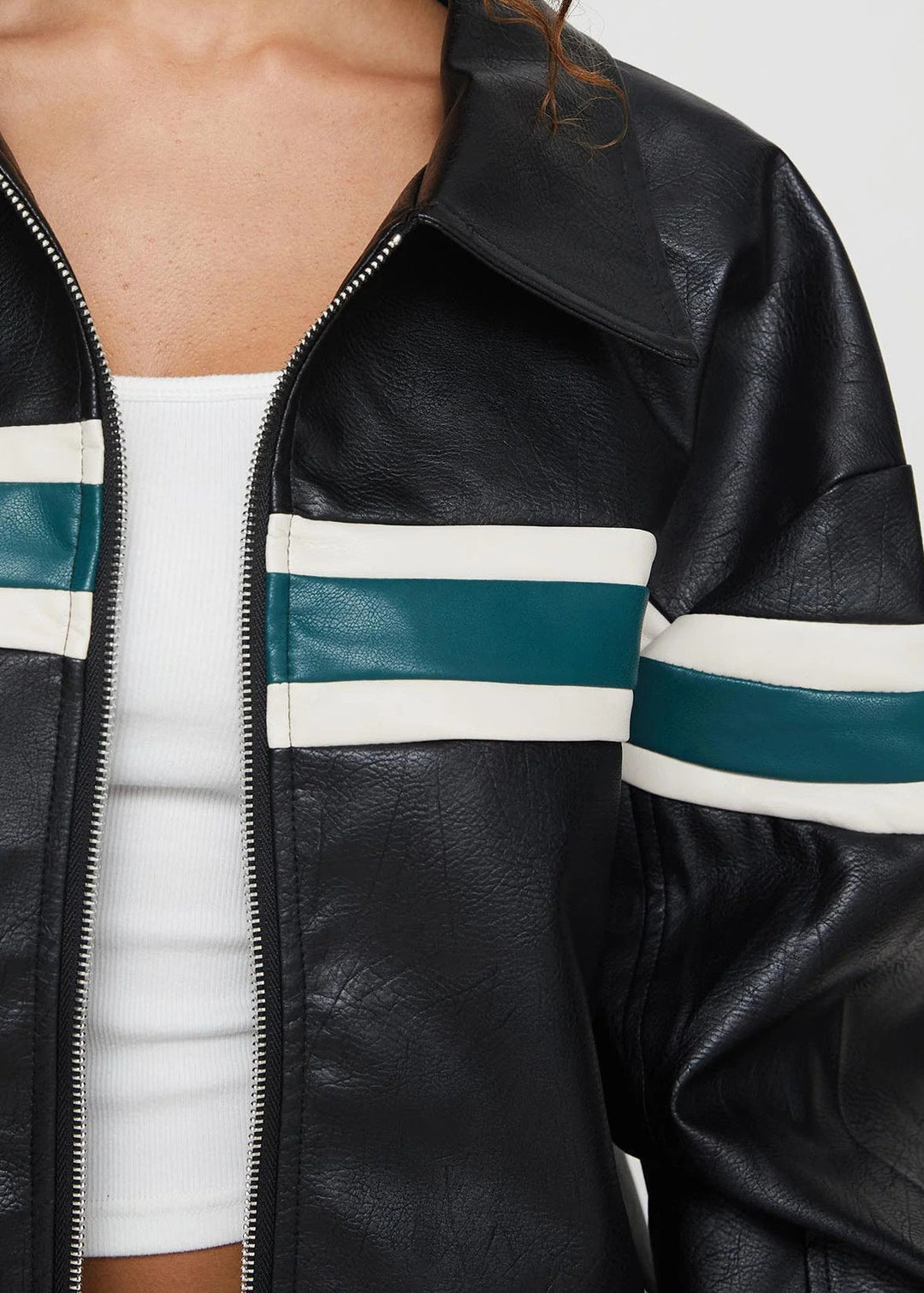EB | Kunstleder Bomberjacke