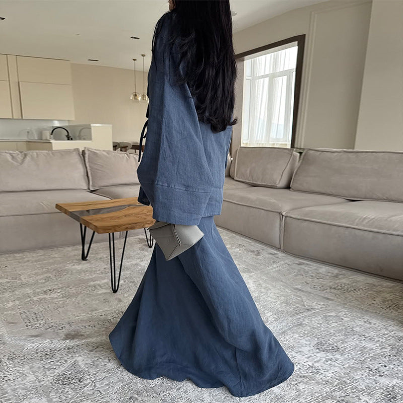Damen lässiger Kimono Anzug EB