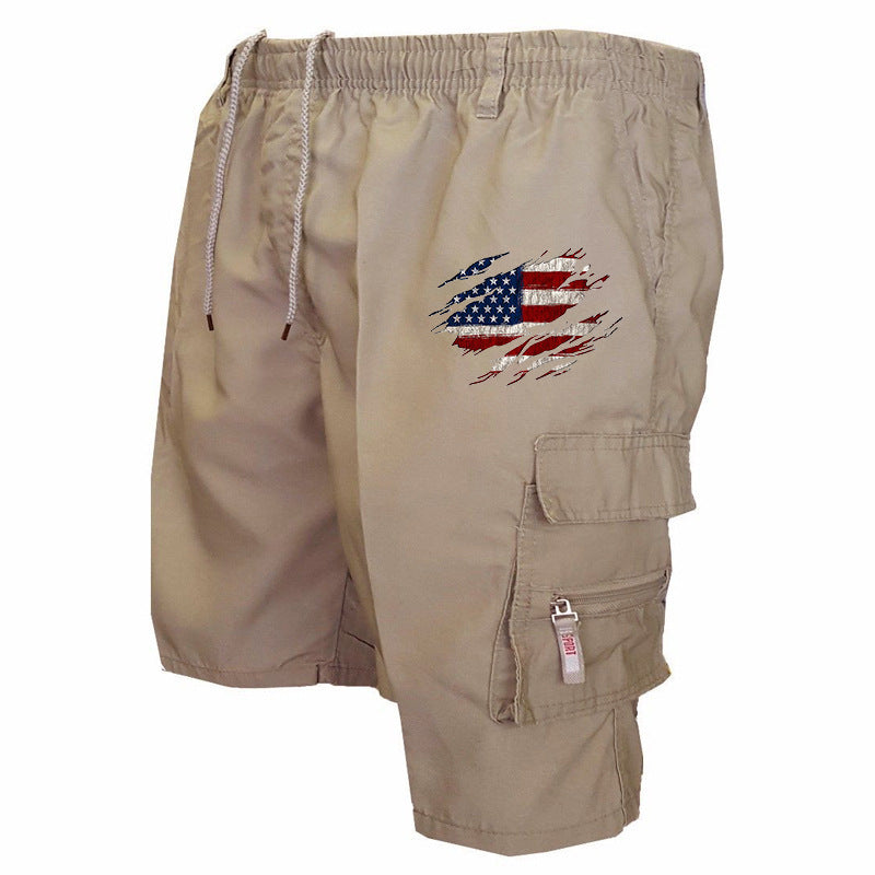 Herren Cargo-Shorts mit praktischen Seitentaschen und elastischem Bund EB