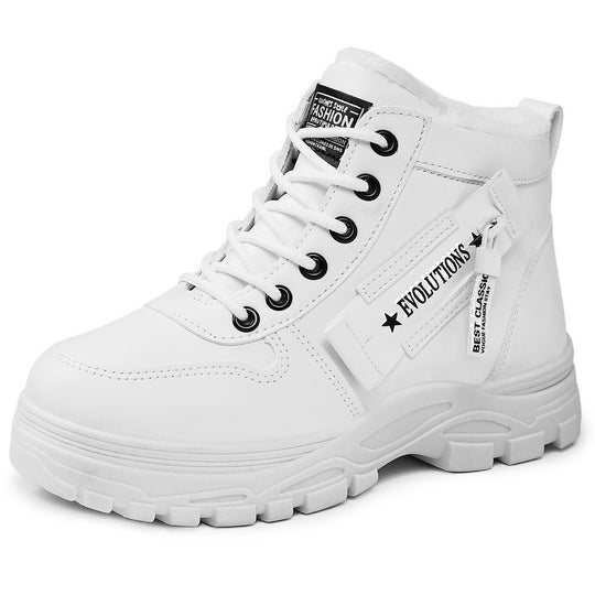 Damen Modische Winterboots mit komfortabler Fütterung und rutschfester Sohle EB