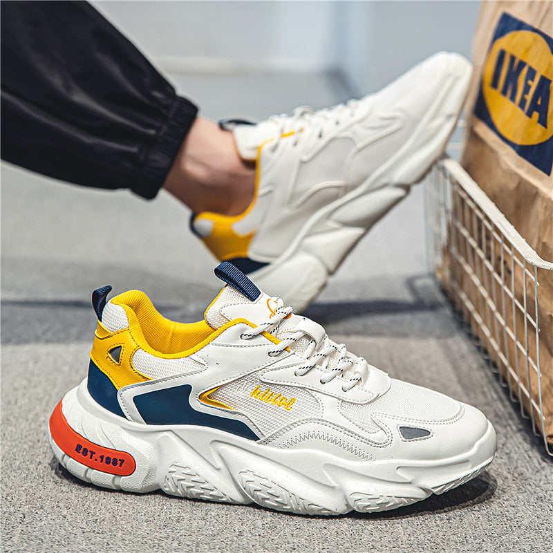 Damen Sportliche Sneakers mit atmungsaktiver Mesh-Oberfläche und robustem Design EB