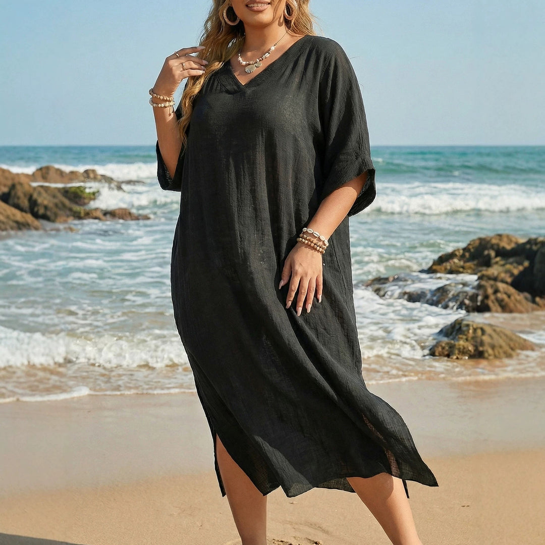Damen luftiger Strandkleid EB