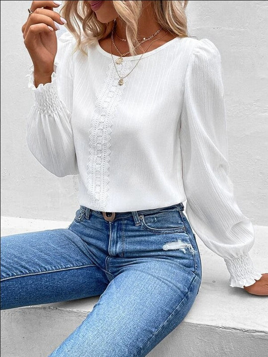 Damen Elegantes und luftiges Blusenshirt EB