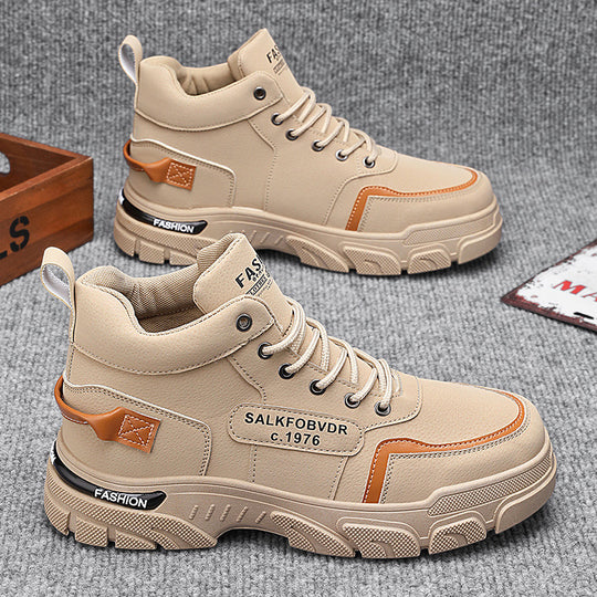 Herren hochgeschnittene modische Sneakers mit rutschfester Sohle und atmungsaktivem Obermaterial EB