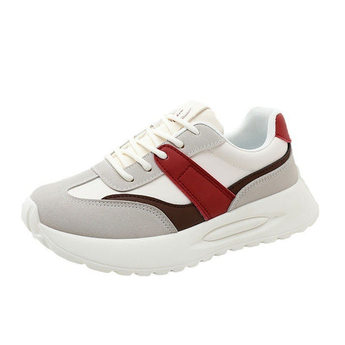 Damen Sportliche Chunky Sneakers mit dämpfendem Sohlenprofil und atmungsaktiver Mesh-Oberfläche EB