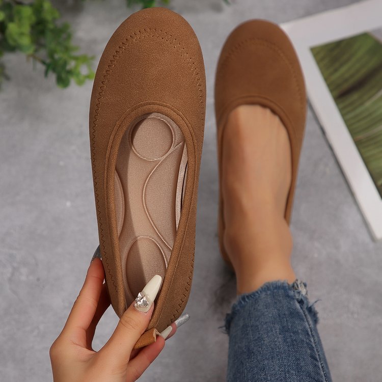 Damen Atmungsaktive und modische Slip-On Ballerinas EB