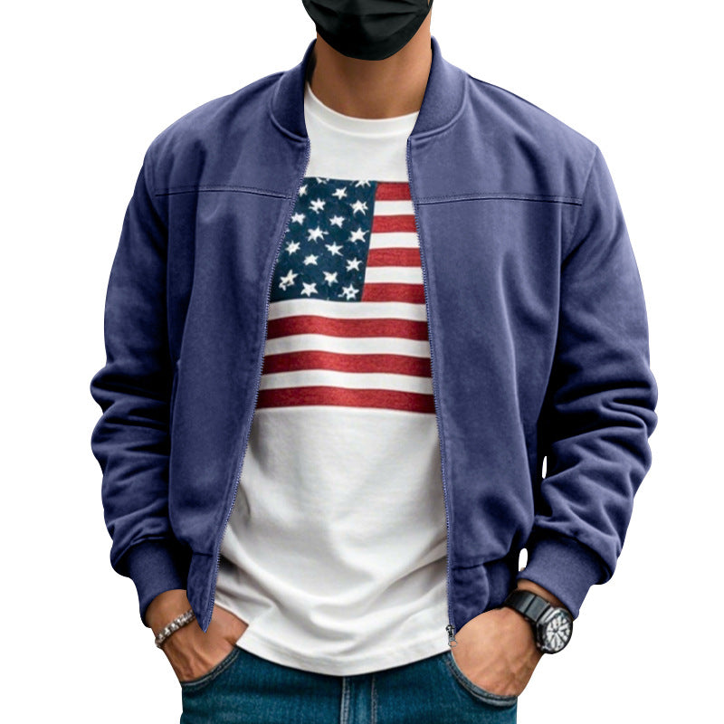 Herren Sweatjacke mit praktischem Reißverschluss und modischem Design EB