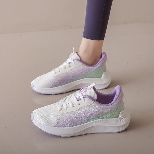 Damen Atmungsaktive Lauf-Sneaker mit flexibler Dämpfung und rutschfester Sohle EB