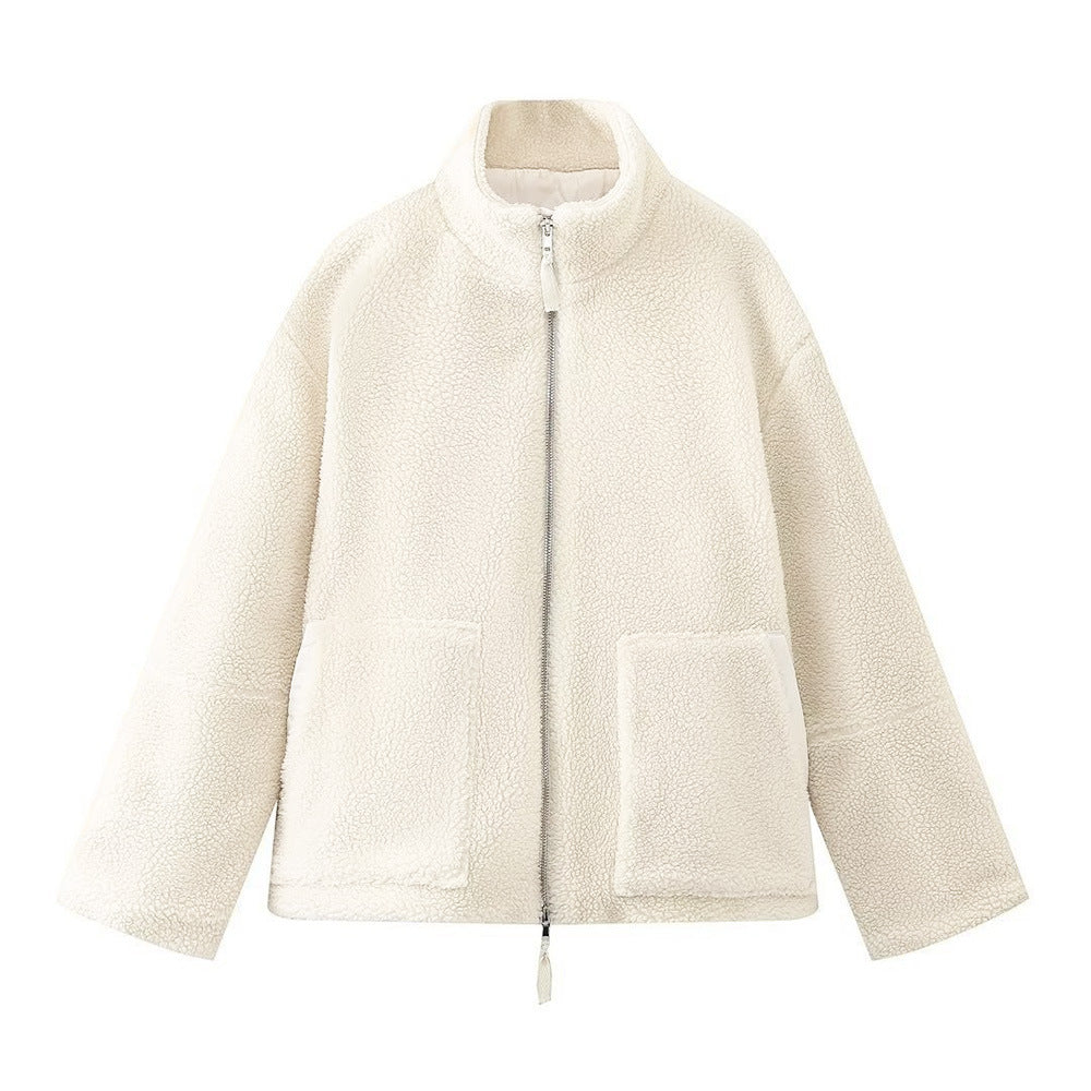 EB | Damen Oversized Fleecejacke – Weich, Warm & Lässig