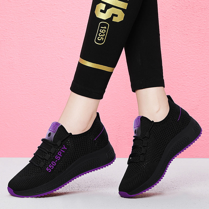 Damen Atmungsaktive und flexible Laufschuhe mit dämpfender Sohle EB