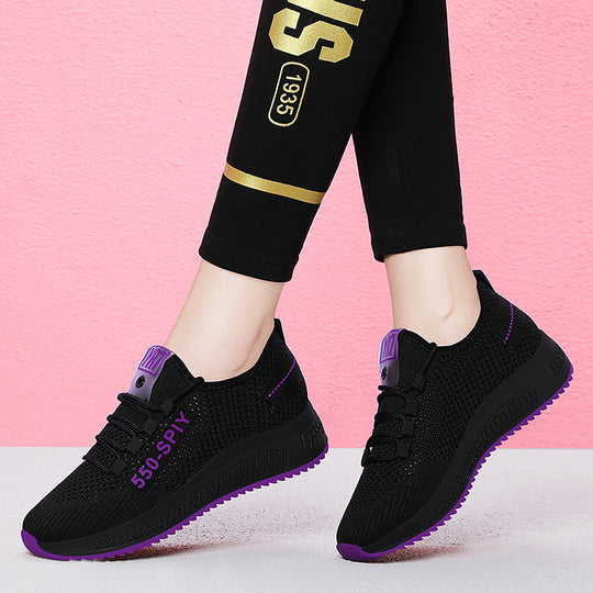 Damen Atmungsaktive und flexible Laufschuhe mit dämpfender Sohle EB