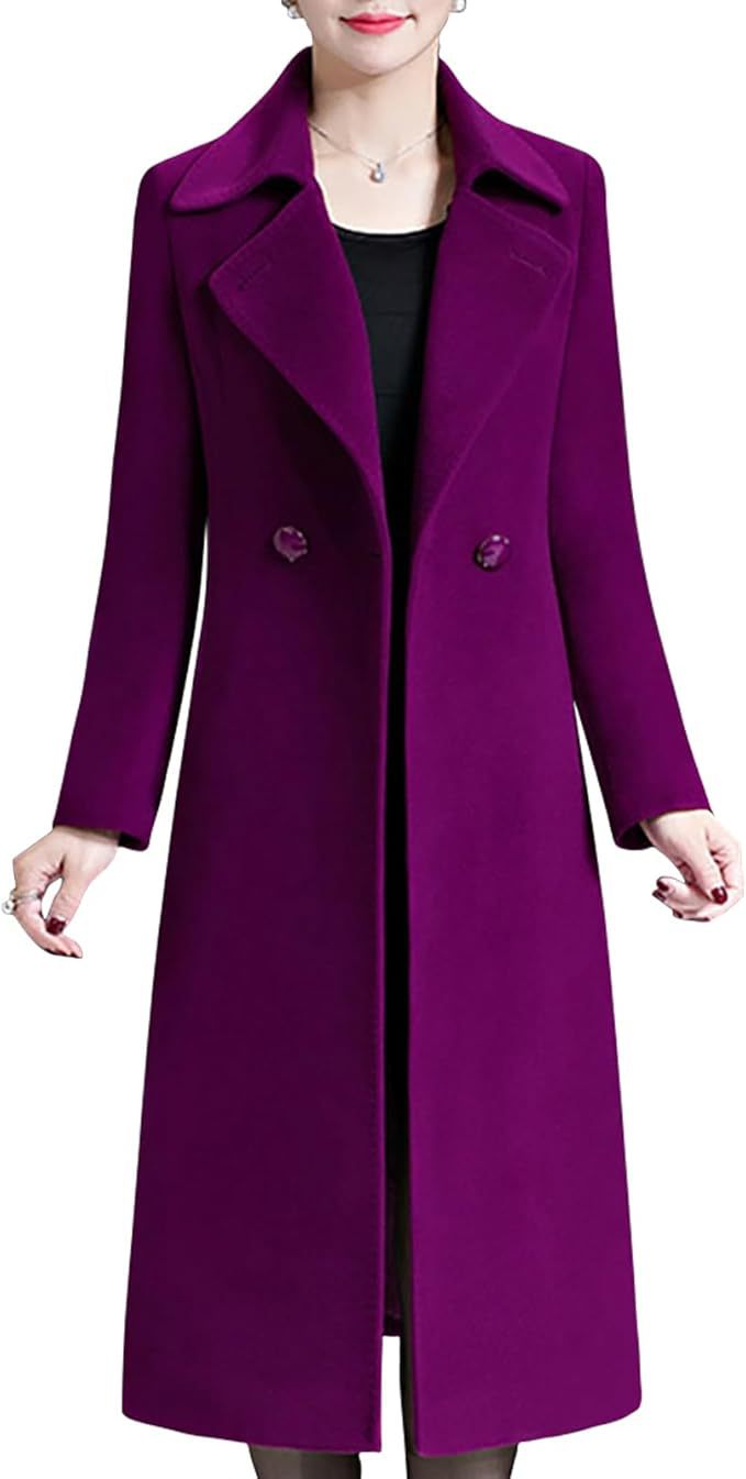 Damen Eleganter langer Mantel EB