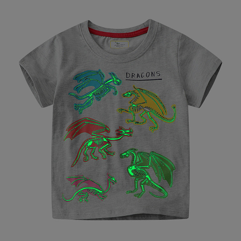 Jungen T-Shirt mit lebhaftem Drachenmotiv EB