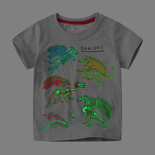 Jungen T-Shirt mit lebhaftem Drachenmotiv EB