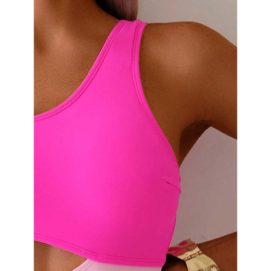Damen Cut-Out Badeanzug mit asymmetrischem Design EB