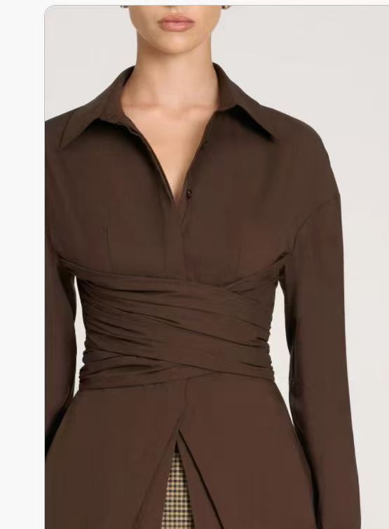 Damen Designer Hemdbluse EB