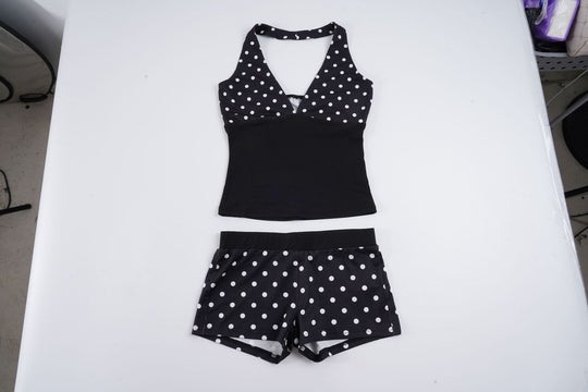 Damen Tankini-Set mit modernem Punkte-Muster und komfortablem Schnitt EB