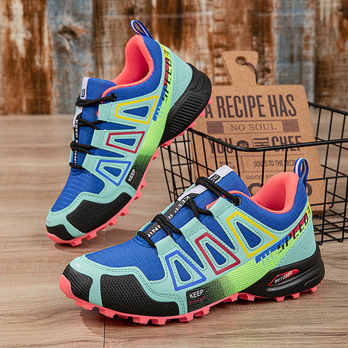 Damen Trailrunning-Schuhe mit rutschfester Sohle und atmungsaktivem Obermaterial EB