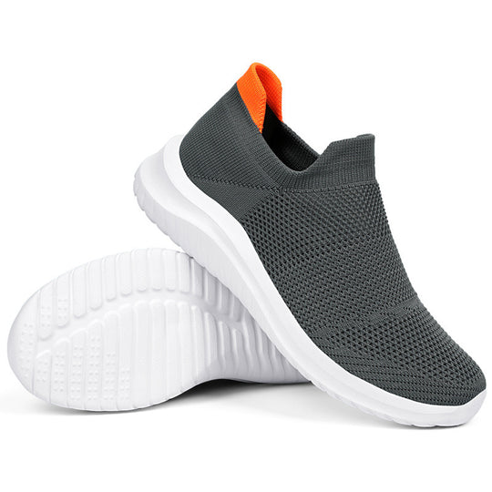 Damen Atmungsaktive Slip-On Sneakers mit flexibler Sohle EB