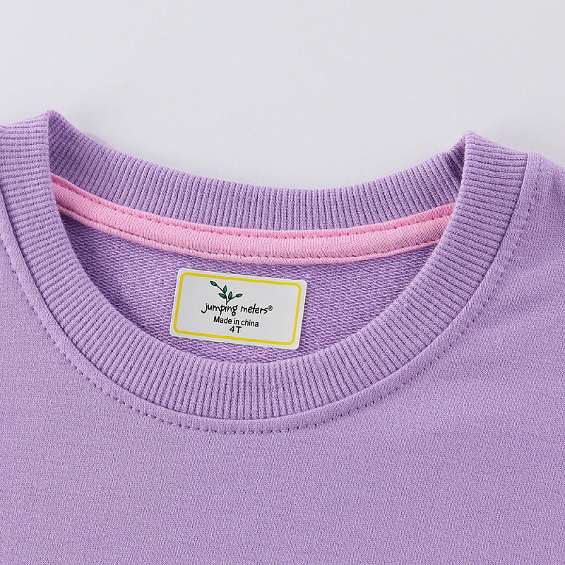 Mädchen Sweatshirt mit buntem Einhorn-Design EB