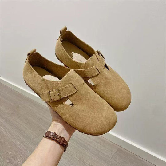 Damen Komfortable Clogs mit verstellbarem Riemen EB
