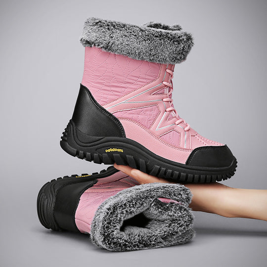 Damen Winterboots mit isolierender Polsterung und rutschfester Sohle EB