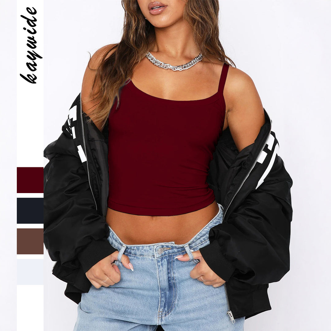 Damen Top mit gekräuseltem Design EB