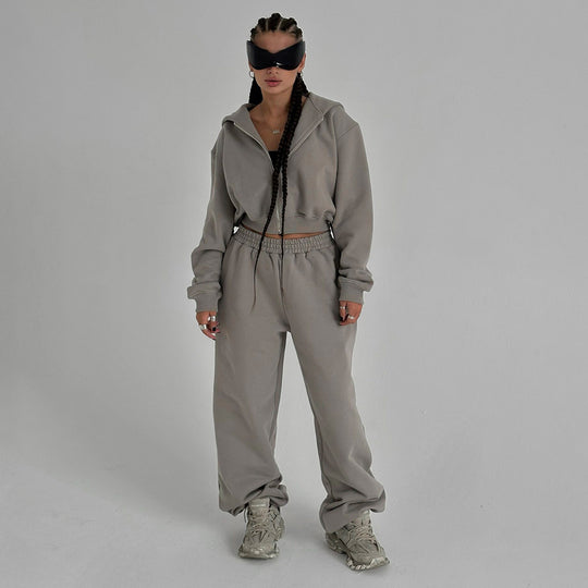 Damen Sportlicher Freizeitanzug mit lockerer Passform EB