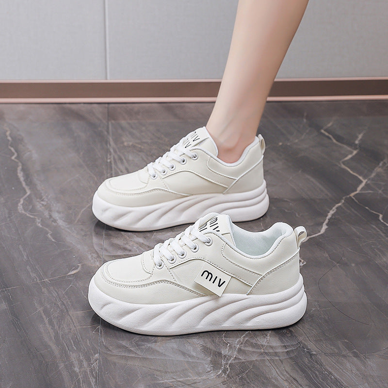 Damen Platform Sneakers mit dämpfender Sohle und atmungsaktivem Obermaterial EB
