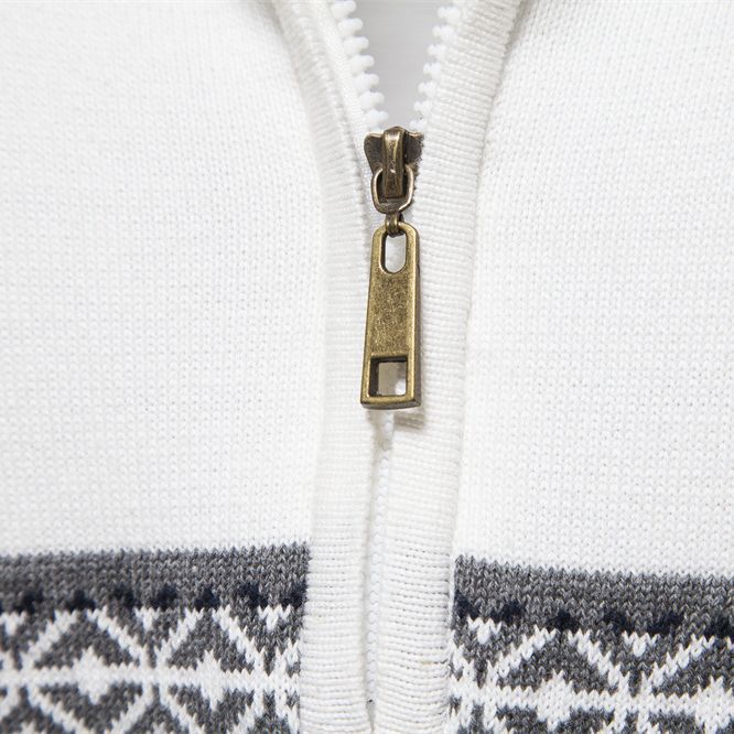 Herren Pullover mit modernem Zipper und attraktiven Farbmustern EB