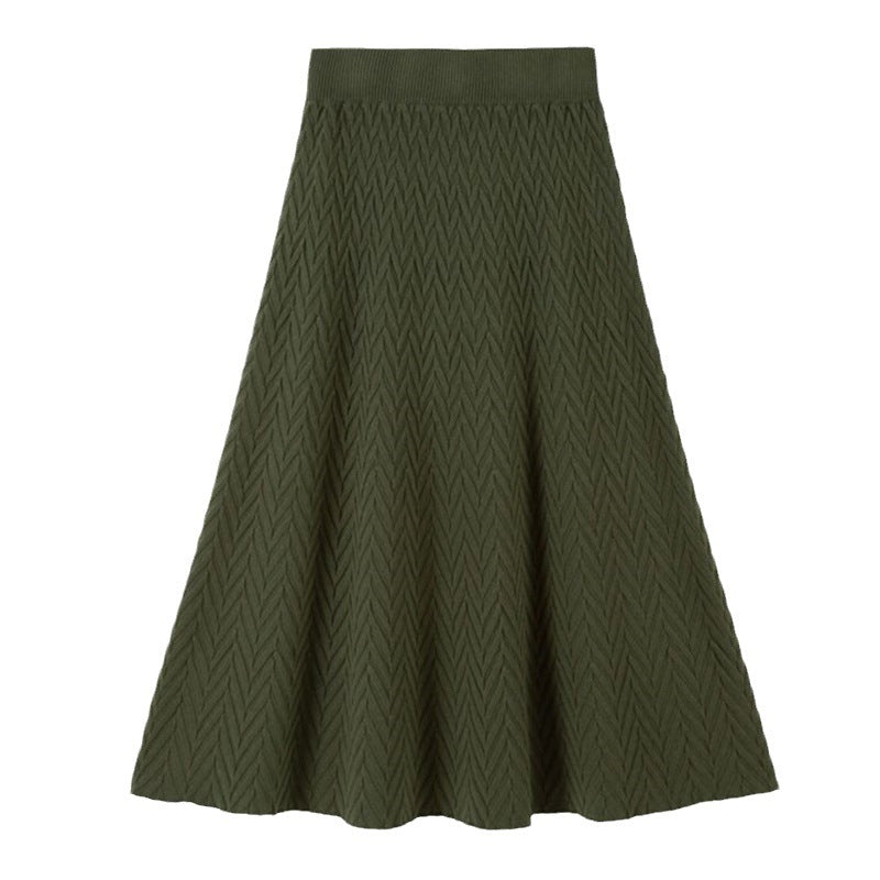 Damen Maxirock mit Zickzackmuster EB