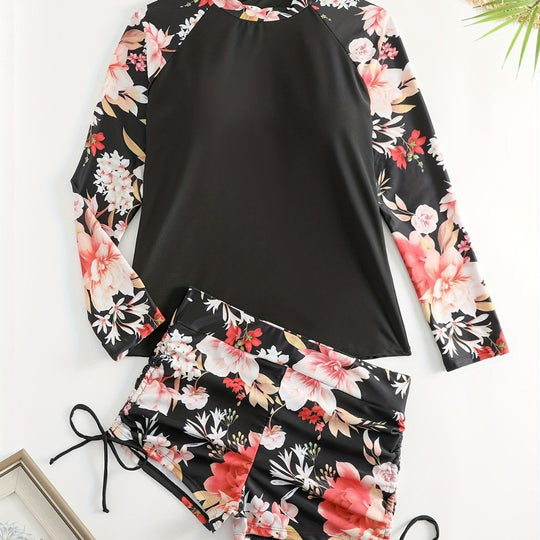 Damen Rashguard und Badeshorts Set EB