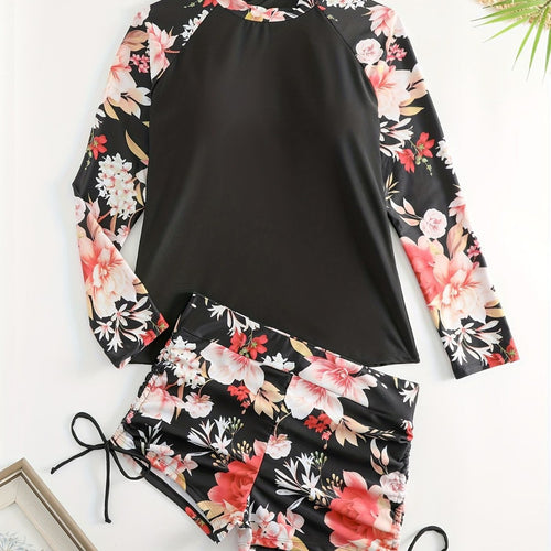 Damen Rashguard und Badeshorts Set EB