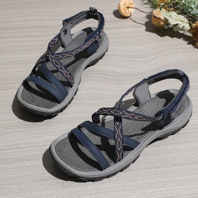 Damen Sportliche Sandalen mit ergonomischem Riemendesign und rutschfester Sohle EB