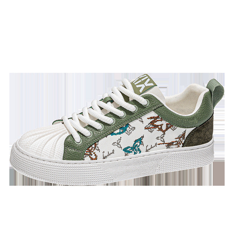 Damen Modische Sneakers mit einzigartigem Muster und rutschfester Sohle EB