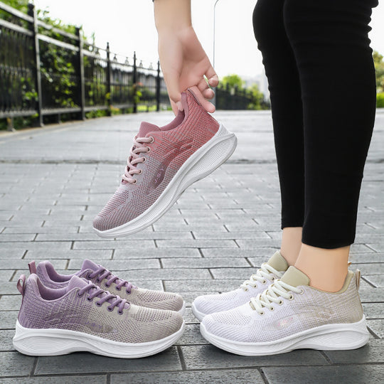 Damen Atmungsaktive Freizeitsneaker mit elastischem Obermaterial EB