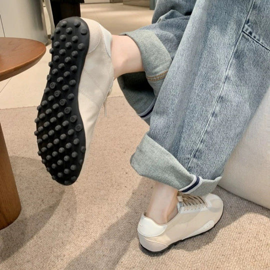 Damen Modische Freizeitsneaker im zeitlosen Design mit hochwertigen Obermaterialien EB