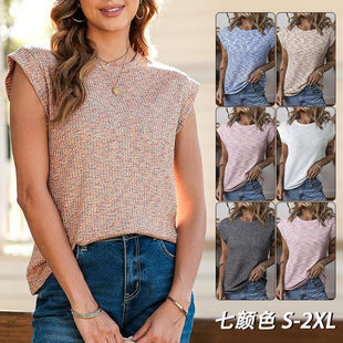 Damen Komfortables Kurzarmshirt mit lässigem Schnitt und atmungsaktivem Gewebe EB